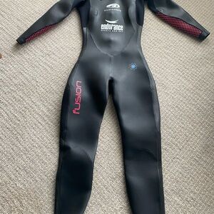 Seventy Black and Red Women's Swim One Piece